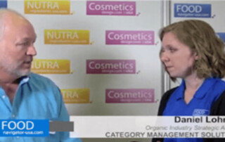 Interview between two industry professionals.