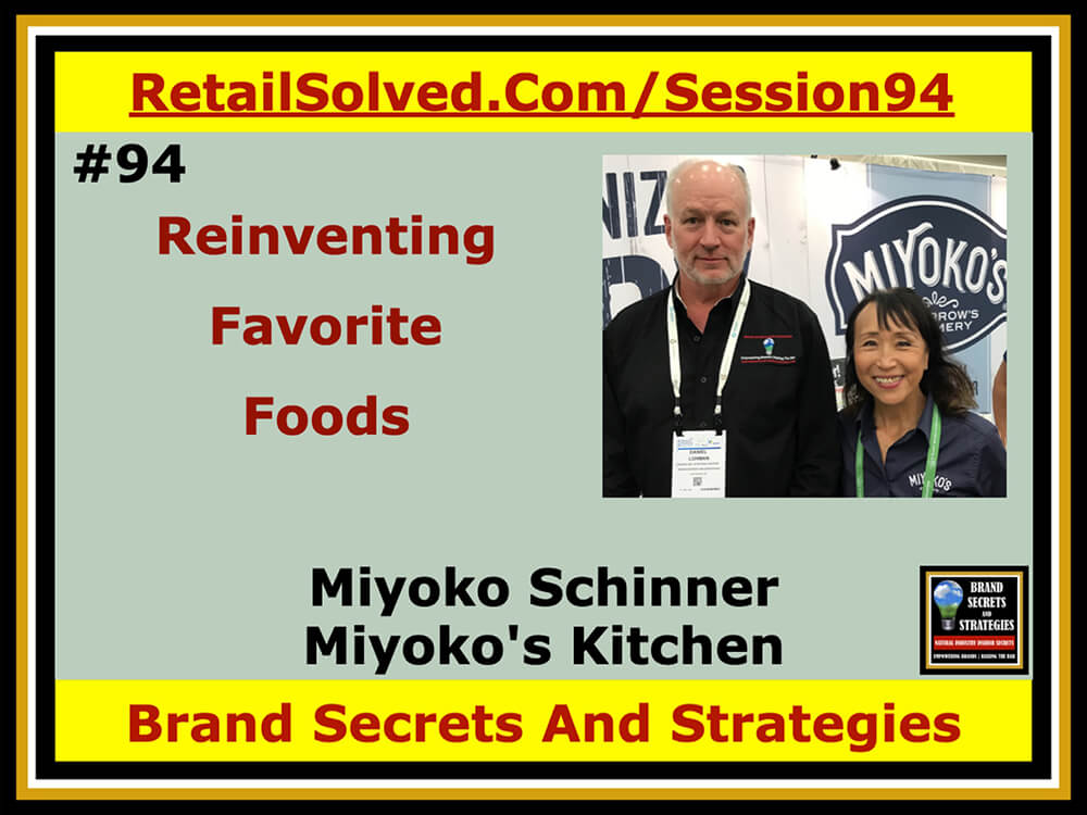 Miyoko Schinner With Miyoko's Kitchen, Reinventing Favorite Foods. Everyone loves cheese but many can’t or don’t eat dairy. Flavoring substitutes have never been a good alternative, especially with artisan products. Dietary choices should not restrict access to flavor and quality. Veganartisan cheese fills that void