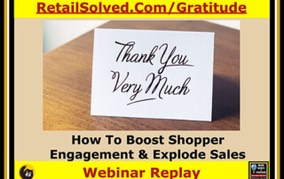 Thank you card with webinar promotion text.