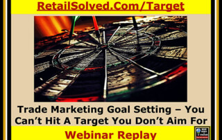 Webinar replay on trade marketing goal setting.