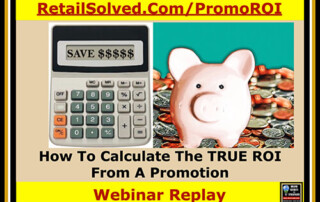 Calculator and piggy bank for ROI webinar.