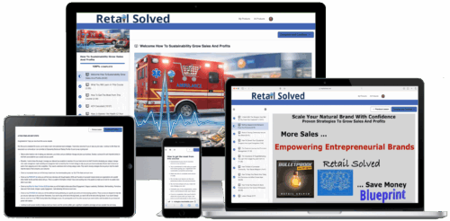 Devices displaying brand assessment marketing content.
