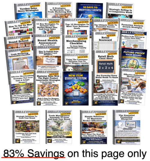 A collage of business strategy and marketing guides with a price reduction from $572 to $97.
