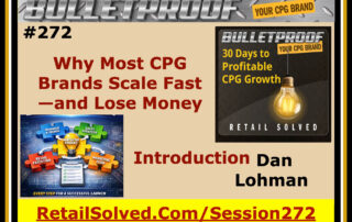 Promotional image for a CPG brand growth session by Dan Lohman.