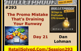Promotional ad for RetailSolved session on profitable CPG growth.