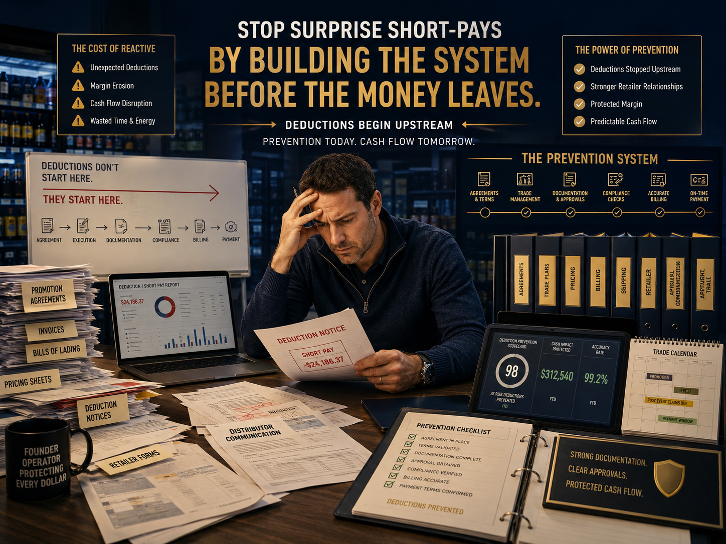 Build the system before the money leaves